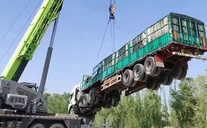 洮北区道路脱困救援案例